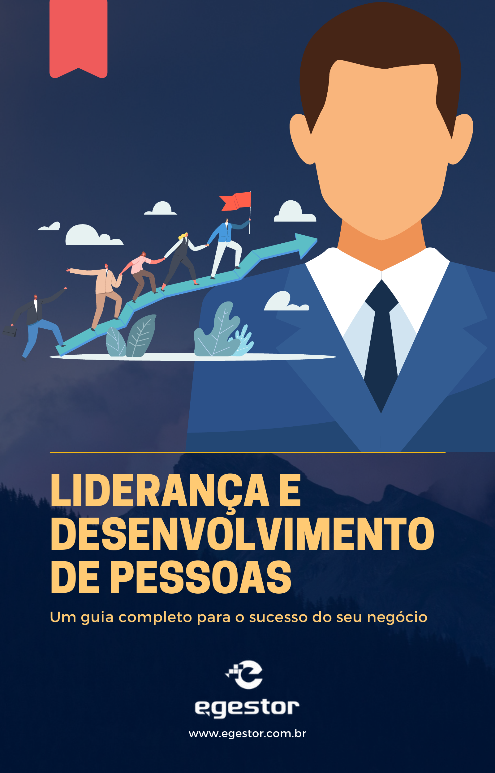 Capa do e-book Liderança e Desenvolvimento de Pessoas, do eGestor