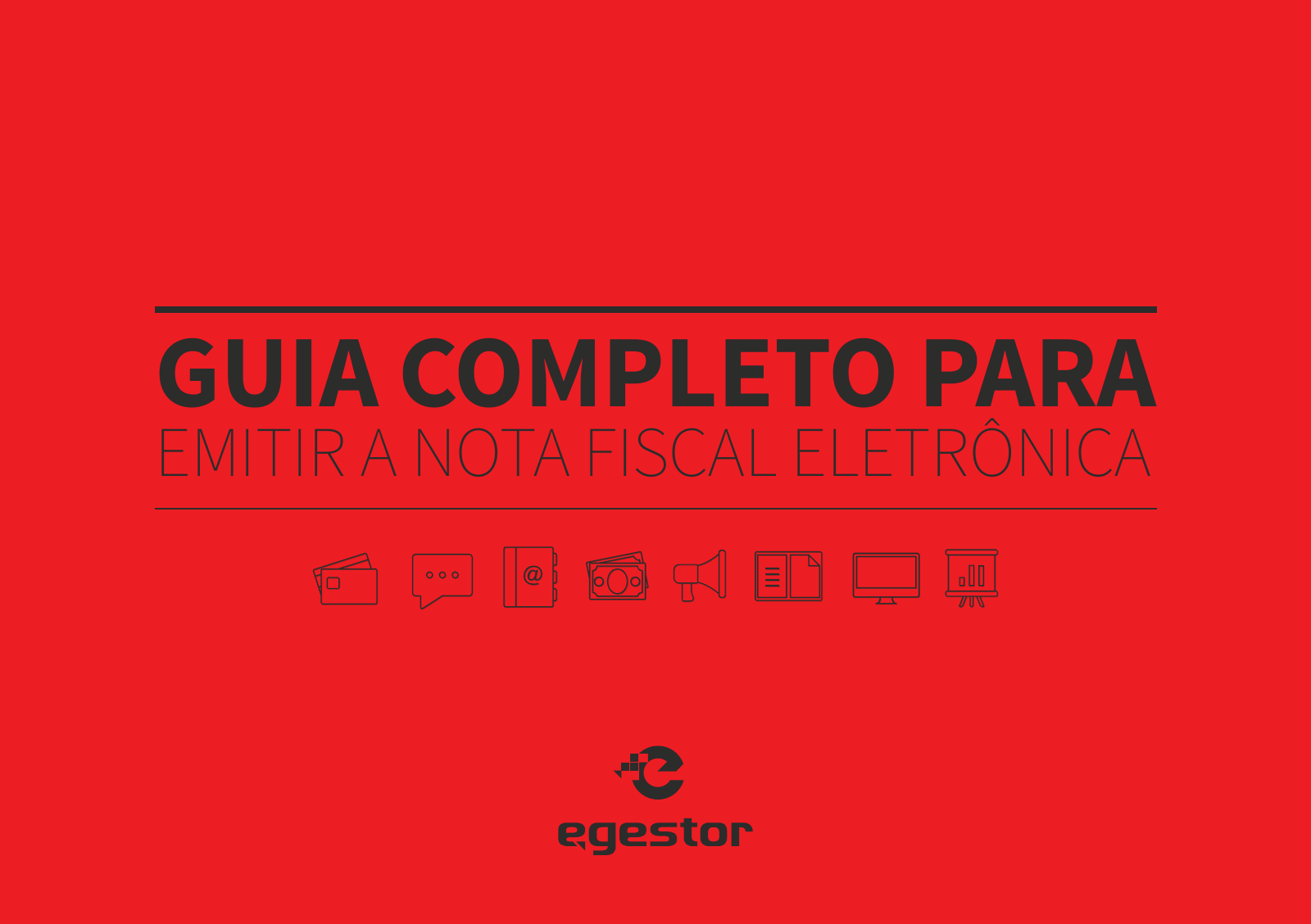 Capa do e-book Guia completo para emitir a nota fiscal eletrônica, do eGestor