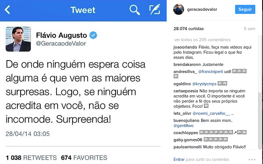 Empreendedores de Sucesso: Flávio Augusto - Geração de Valor