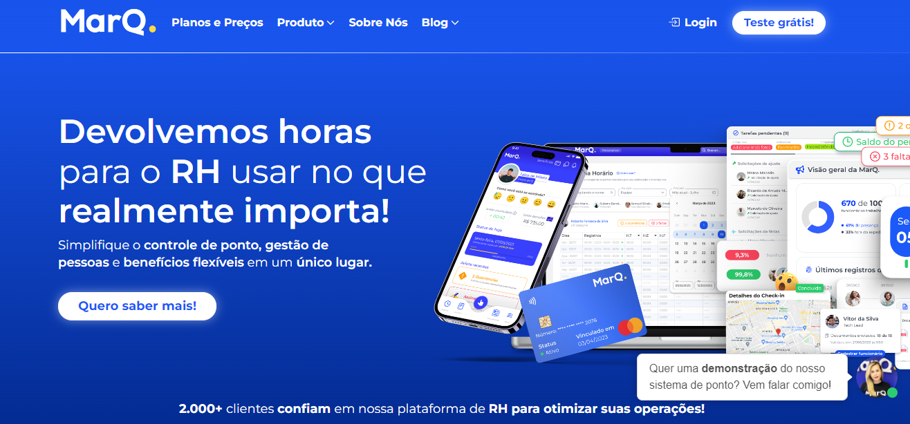 Marq - Controle de ponto