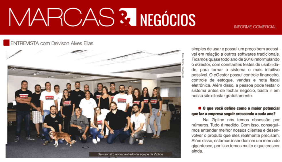 eGestor no Diário de Santa Maria - Sistema de Gestão Empresarial