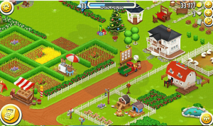 Exemplo de fazenda do jogo Hay Day