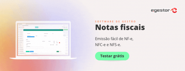 Banner Sistema Emissor de Nota Fiscal eGestor