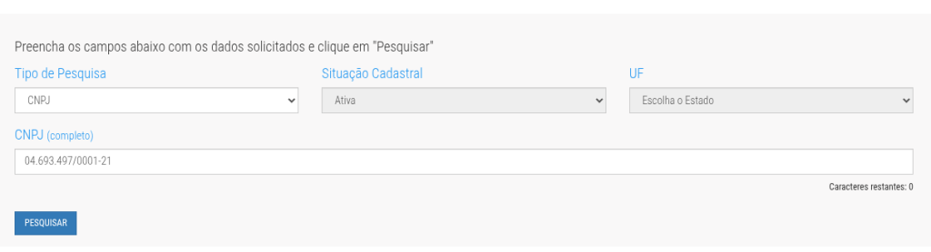 consulta cnpj