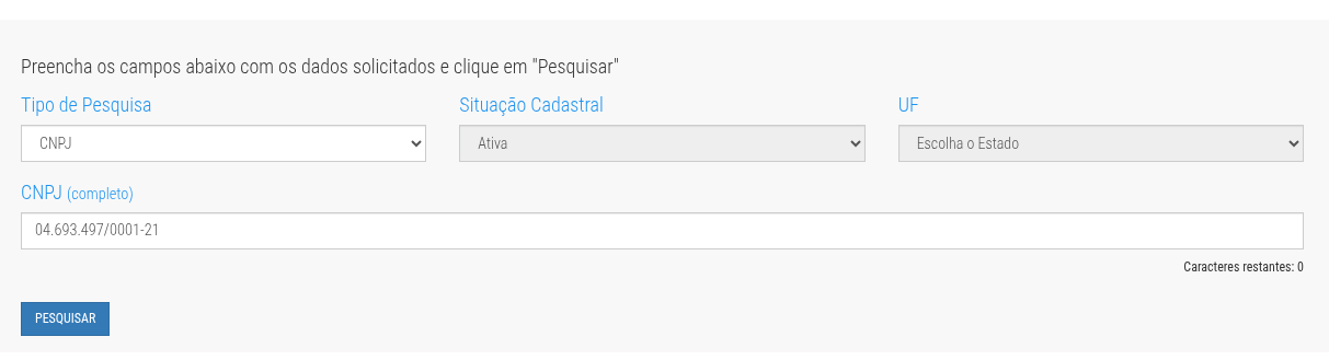 consulta cnpj